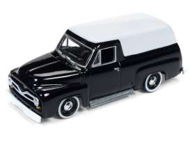 Ford  - F100 1955 black/white - 1:64 - Johnny Lightning - SP030 - JLSP030 | Toms Modelautos
