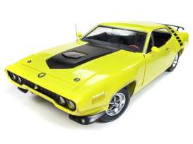 Plymouth  - Road Runner 1971 yellow/black - 1:18 - Auto World - AMM1158 - AMM1158 | Toms Modelautos