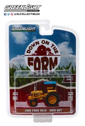 Ford  - 5610 Tractor 1986 yellow/blue - 1:64 - GreenLight - 48020D - gl48020D | Toms Modelautos