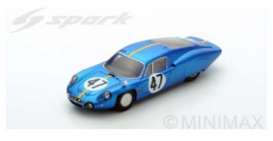 Alpine  - M64 1965 blue - 1:43 - Spark - S5485 - spaS5485 | Toms Modelautos