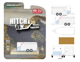 Trailer - Livestock white - 1:64 - GreenLight - 51212 - gl51212 | Tom's Modelauto's Trailer - Livestock white - 1:64 - GreenLight - 51212 - gl51212 | Tom's Modelauto's