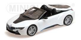 BMW  - I8 Roadster 2017 white metallic - 1:18 - Minichamps - 155027031 - mc155027031 | Toms Modelautos