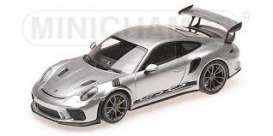 Porsche - 911 2018 silver metallic - 1:43 - Minichamps - 410067020 - mc410067020 | Tom's Modelauto's Porsche - 911 2018 silver metallic - 1:43 - Minichamps - 410067020 - mc410067020 | Tom's Modelauto's