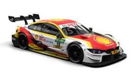 BMW  - M4 2018 white/yellow/red - 1:43 - Minichamps - 410182415 - mc410182415 | Toms Modelautos