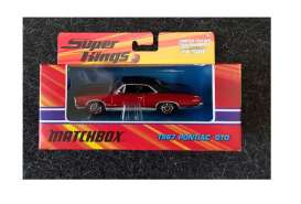 Pontiac - GTO 1967 red/black - 1:43 - Matchbox - J6478 - mbJ6478 | Tom's Modelauto's Pontiac - GTO 1967 red/black - 1:43 - Matchbox - J6478 - mbJ6478 | Tom's Modelauto's