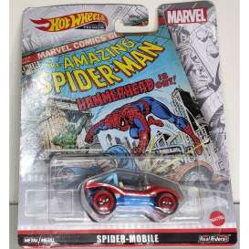 Marvel Spider Man - Spider-mobile red/blue/light blue - 1:64 - Hotwheels - FLD31 - hwmvFLD31 | Toms Modelautos