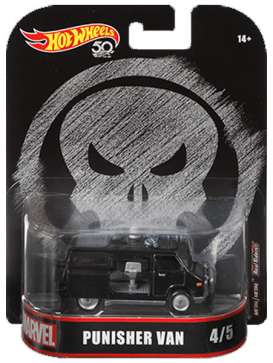 Marvel  - Punisher Van black - 1:64 - Hotwheels - FLD29 - hwmvFLD29 | Toms Modelautos