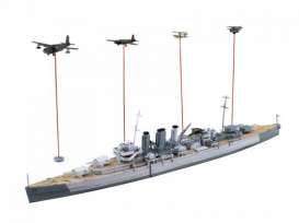 Boats  - British Heavy Cruiser Dorsetsh  - 1:700 - Aoshima - 05269 - abk05269 | Toms Modelautos