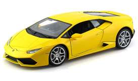 Lamborghini  - Huracan LP 610-4 2014 yellow - 1:18 - Maisto - 110384 - mai110384 | Toms Modelautos