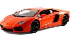 Lamborghini  - Aventador LP700-4 2011 orange - 1:18 - Maisto - 110339o - mai110339o | Toms Modelautos