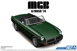 MG  - B MK-3 BLMC G/HN5D 1974  - 1:24 - Aoshima - 05686 - abk05686 | Toms Modelautos