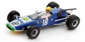 McLaren  - M4A 1968 blue - 1:43 - Spark - sf121 - spasf121 | Toms Modelautos