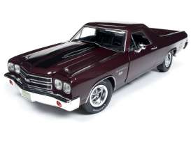 Chevrolet - EL Camino 1970 black/cherry - 1:18 - Auto World - AMM1161 - AMM1161 | Tom's Modelauto's Chevrolet - EL Camino 1970 black/cherry - 1:18 - Auto World - AMM1161 - AMM1161 | Tom's Modelauto's