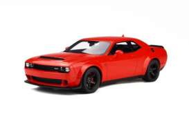 Dodge  - Challenger 2018 red - 1:18 - GT Spirit - GT213 - GT213 | Toms Modelautos