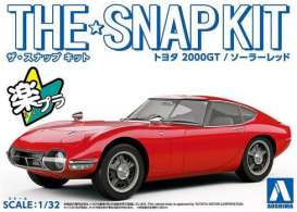 Toyota - 2000GT red - 1:32 - Aoshima - 156288 - abk156288 | Tom's Modelauto's Toyota - 2000GT red - 1:32 - Aoshima - 156288 - abk156288 | Tom's Modelauto's