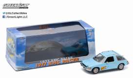 AMC  - 1977 light blue/flames - 1:43 - GreenLight - 86306 - gl86306 | Toms Modelautos