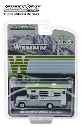 Dodge - D-100 1966 white/green - 1:64 - GreenLight - 30022 - gl30022 | Tom's Modelauto's Dodge - D-100 1966 white/green - 1:64 - GreenLight - 30022 - gl30022 | Tom's Modelauto's