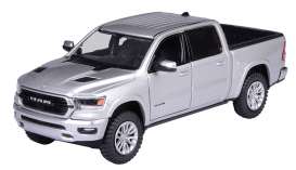 Ram - 1500 2019 silver - 1:27 - Motor Max - 79357s - mmax79357s | Tom's Modelauto's Ram - 1500 2019 silver - 1:27 - Motor Max - 79357s - mmax79357s | Tom's Modelauto's