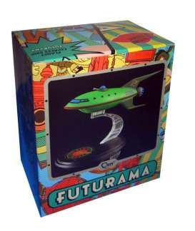 Futurama  - Planet Express Ship Model  green - Magazine Models - Futurama - magFUTURAMA | Toms Modelautos