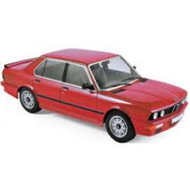 BMW  - M535i 1986 red - 1:18 - Norev - 183262 - nor183262 | Toms Modelautos