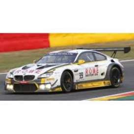 BMW  - M6 GT3 2018 white/yellow/black - 1:43 - Spark - sb202 - spasb202 | Toms Modelautos