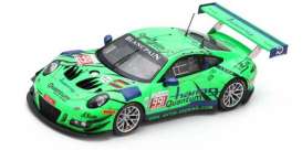 Porsche  - 911 GT3 R 2018 green/blue - 1:43 - Spark - sb218 - spasb218 | Toms Modelautos