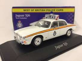 Jaguar  - XJ6 1969 white/orange - 1:43 - Magazine Models - POLjaguar - MagPOLJaguar | Toms Modelautos