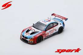BMW  - M6 GT3 2018 white/red/blue - 1:43 - Spark - sb224 - spasb224 | Toms Modelautos