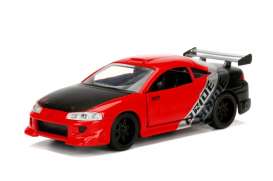 Mitsubishi - Eclipse 1995 red/black/silver - 1:32 - Jada Toys - 99126r - jada99126r | Tom's Modelauto's Mitsubishi - Eclipse 1995 red/black/silver - 1:32 - Jada Toys - 99126r - jada99126r | Tom's Modelauto's