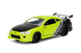 Mitsubishi - Eclipse 1995 yellow/black/silver - 1:32 - Jada Toys - 99126y - jada99126y | Tom's Modelauto's Mitsubishi - Eclipse 1995 yellow/black/silver - 1:32 - Jada Toys - 99126y - jada99126y | Tom's Modelauto's