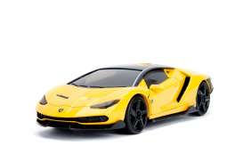 Lamborghini  - Centenario 2017 metallic yellow - 1:32 - Jada Toys - 99401y - jada99401y | Toms Modelautos