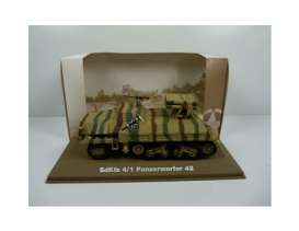 Military Vehicles  - Panzerwerfer 42 1940 green/sand - 1:43 - Magazine Models - MILBL13 - magMILBL13 | Toms Modelautos