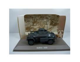 Military Vehicles - SDKFZ 222 1940 green/black - 1:43 - Magazine Models - MILBL26 - magMILBL26 | Tom's Modelauto's Military Vehicles - SDKFZ 222 1940 green/black - 1:43 - Magazine Models - MILBL26 - magMILBL26 | Tom's Modelauto's