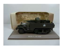 Military Vehicles - US M3 75 MM Gun 1940 green - 1:43 - Magazine Models - MILBL33 - magMILBL33 | Tom's Modelauto's Military Vehicles - US M3 75 MM Gun 1940 green - 1:43 - Magazine Models - MILBL33 - magMILBL33 | Tom's Modelauto's