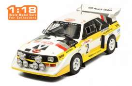 Audi - Sport Quattro 1986 yellow/white - 1:18 - IXO Models - rmc025A - ixrmc025A | Tom's Modelauto's Audi - Sport Quattro 1986 yellow/white - 1:18 - IXO Models - rmc025A - ixrmc025A | Tom's Modelauto's