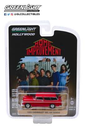 Chevrolet - Bel Air Nomad 1955 red - 1:64 - GreenLight - 44830E - gl44830E | Tom's Modelauto's Chevrolet - Bel Air Nomad 1955 red - 1:64 - GreenLight - 44830E - gl44830E | Tom's Modelauto's
