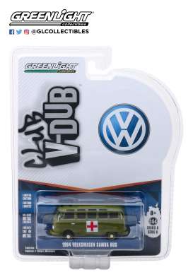 Volkswagen - Samba 1964 green - 1:64 - GreenLight - 29940A - gl29940A | Tom's Modelauto's Volkswagen - Samba 1964 green - 1:64 - GreenLight - 29940A - gl29940A | Tom's Modelauto's