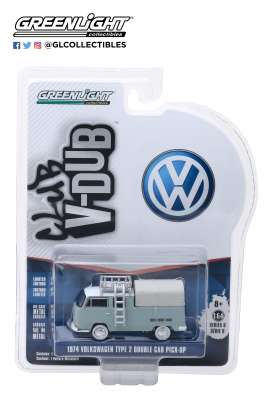 Volkswagen - Type 2 1974 grey - 1:64 - GreenLight - 29940D - gl29940D | Tom's Modelauto's Volkswagen - Type 2 1974 grey - 1:64 - GreenLight - 29940D - gl29940D | Tom's Modelauto's