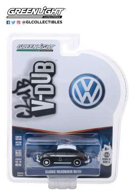 Volkswagen - Beetle 1968 black/white - 1:64 - GreenLight - 29940F - gl29940F | Tom's Modelauto's Volkswagen - Beetle 1968 black/white - 1:64 - GreenLight - 29940F - gl29940F | Tom's Modelauto's