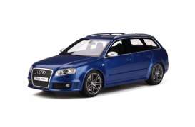 Audi  - RS4 B7 2005 blue - 1:18 - OttOmobile Miniatures - 785 - otto785 | Toms Modelautos