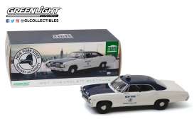 Chevrolet  - Biscayne 1967 white/blue - 1:18 - GreenLight - 19054 - gl19054 | Toms Modelautos