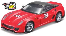 Ferrari  - 599 XX red - 1:43 - Bburago - 36126 - bura36126 | Toms Modelautos