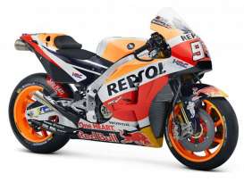 Honda  - RC213V orange/red/black - 1:18 - Maisto - 31595M - mai31595M | Toms Modelautos