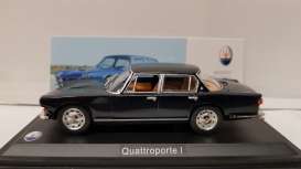 Maserati  - Quattroporte I dark blue - 1:43 - Magazine Models - MAS05 - magMAS05 | Toms Modelautos