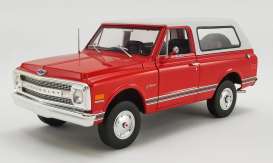 Chevrolet - K5 Blazer 1969 red/white - 1:18 - Acme Diecast - 1807701 - acme1807701 | Toms Modelautos Chevrolet - K5 Blazer 1969 red/white - 1:18 - Acme Diecast - 1807701 - acme1807701 | Toms Modelautos