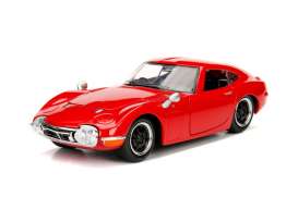 Toyota  - 2000GT 1967 red - 1:24 - Jada Toys - 30447r - jada30447r | Toms Modelautos