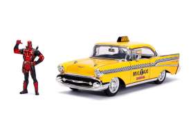 Deadpool  - Taxi 2016 yellow - 1:24 - Jada Toys - 30290 - jada30290 | Toms Modelautos