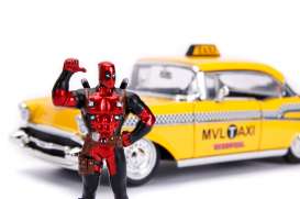 Deadpool  - Taxi 2016 yellow - 1:24 - Jada Toys - 30290 - jada30290 | Toms Modelautos