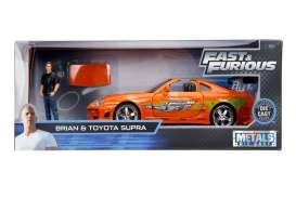 Toyota - Supra F&F 1995 orange - 1:24 - Jada Toys - 30738 - jada30738 | Tom's Modelauto's Toyota - Supra F&F 1995 orange - 1:24 - Jada Toys - 30738 - jada30738 | Tom's Modelauto's