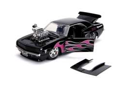 Chevrolet - Camaro 1969 black/flames - 1:24 - Jada Toys - 30707 - jada30707 | Tom's Modelauto's Chevrolet - Camaro 1969 black/flames - 1:24 - Jada Toys - 30707 - jada30707 | Tom's Modelauto's